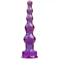 Фиолетовая анальная ёлочка SpectraGels Purple Anal Tool - 17,5 см фиолетовый 