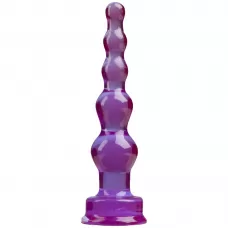 Фиолетовая анальная ёлочка SpectraGels Purple Anal Tool - 17,5 см фиолетовый 
