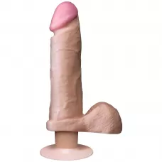 Вибромассажер реалистичной формы The Realistic Cock Vibrating 8” - 23,6 см телесный 