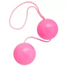 Розовые вагинальные шарики BI-BALLS розовый 