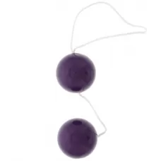 Фиолетовые вагинальные шарики VIBRATONE DUO BALLS PURPLE BLISTERCARD фиолетовый 