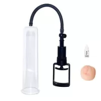 Помпа мужская со вставкой в виде вагины - 25 см прозрачный 