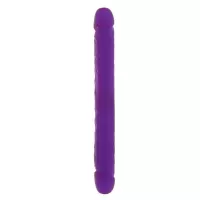 Двойной фиолетовый фаллоимитатор DOUBLE DONG LAVENDER - 30 см фиолетовый 