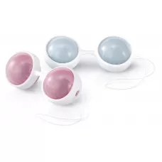 Вагинальные шарики Luna Beads голубой с розовым 