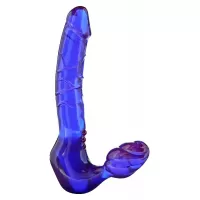 Безремневой вагинальный страпон Bend Over Boyfriend фиолетовый 