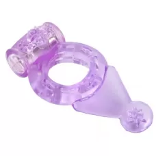 Фиолетовое виброкольцо с хвостом фиолетовый 