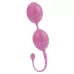 Розовые вагинальные шарики LAmour Premium Weighted Pleasure System розовый 