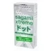 Презервативы Sagami Xtreme Type-E с точками - 10 шт зеленый 
