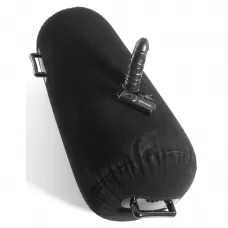 Надувная подушка с виброфаллосом Inflatable Luv Log черный 