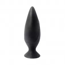 Черная большая анальная пробка Mojo Spades Large Butt Plug - 12 см черный 