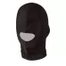 Черная эластичная маска на голову с прорезью для рта черный 