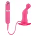 Розовая вибровтулка Dash Butt Plug With Mini Controller II - 9 см розовый 