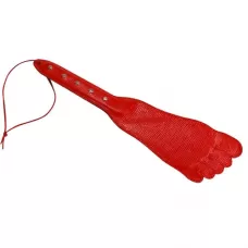 Красная хлопалка в форме ступни - 34,5 см красный 