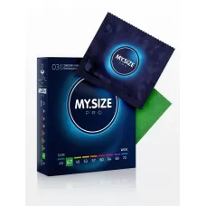 Презервативы MY.SIZE размер 47 - 3 шт прозрачный 