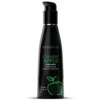 Лубрикант со вкусом сахарного яблока Wicked Aqua Candy Apple - 120 мл  