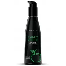 Лубрикант со вкусом сахарного яблока Wicked Aqua Candy Apple - 120 мл  