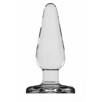 Прозрачная анальная пробка Butt Plug Basic 3 Inch - 7,6 см прозрачный 