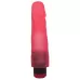 Гелевый вибромассажёр в форме фаллоса - 17,5 см розовый 