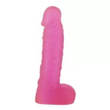Розовый фаллоимитатор XSKIN 7 PVC DONG TRANSPARENT PINK - 18 см розовый 