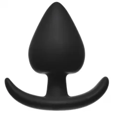 Чёрная анальная пробка Perfect Fit Plug Medium - 9 см черный 