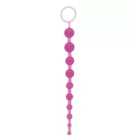 Фиолетовая анальная цепочка ORIENTAL JELLY BUTT BEADS 10.5 PURPLE - 26,7 см фиолетовый 