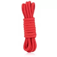 Красная хлопковая веревка для связывания - 3 м красный 