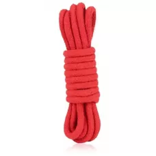 Красная хлопковая веревка для связывания - 3 м красный 