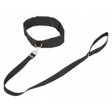 Ошейник Bondage Collection Collar and Leash Plus Size черный 