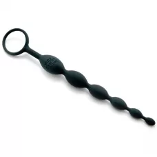 Анальная цепочка Anal Beads - 25,4 см черный 