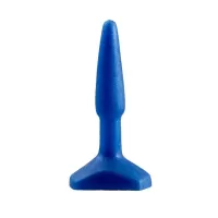 Синий анальный стимулятор Small Anal Plug - 12 см синий 