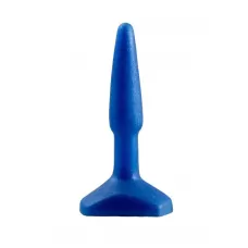Синий анальный стимулятор Small Anal Plug - 12 см синий 