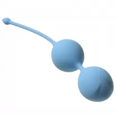 Голубые вагинальные шарики Fleur-de-lisa голубой 