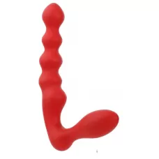 Красный силиконовый стимулятор PURRFECT SILICONE - 19 см красный 