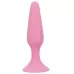 Розовая анальная пробка BEAUTIFUL BEHIND SILICONE BUTT PLUG - 11,4 см розовый 