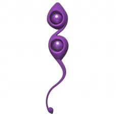 Фиолетовые вагинальные шарики Emotions Gi-Gi фиолетовый 