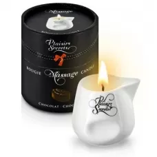 Массажная свеча с ароматом шоколада Bougie de Massage Gourmande Chocolat - 80 мл белый 