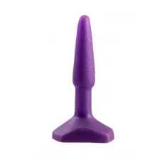 Фиолетовый анальный стимулятор Small Anal Plug Purple - 12 см фиолетовый 