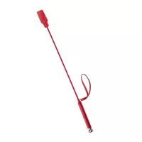 Красный стек с кожаной ручкой - 70 см красный 
