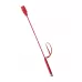 Красный стек с кожаной ручкой - 70 см красный 