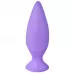Фиолетовая анальная силиконовая пробка Mojo - 11 см фиолетовый 