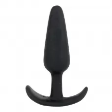 Анальная пробка для ношения Mood Naughty 3.5  Silicone - 8,9 см черный 