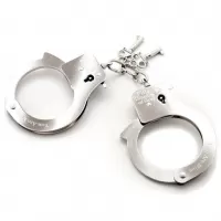 Металлические наручники Metal Handcuffs серебристый 