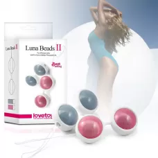 Розовые вагинальные шарики Luna Beards II розовый 