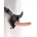 Страпон на виниловых трусиках Strap-on Harness Cock - 17,8 см телесный 