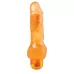 Оранжевый вибратор-реалистик JELLY JOY 7INCH 10 RHYTHMS ORANGE - 17,5 см оранжевый 