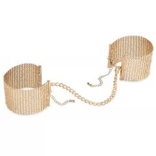 Дизайнерские золотистые наручники Desir Metallique Handcuffs Bijoux золотистый 
