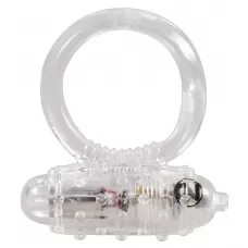 Прозрачное эрекционное виброкольцо Vibro Ring Clear прозрачный 