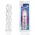 Анальная елочка из стекла Real Play - 15 см прозрачный 