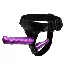 Фиолетовый стапон с двумя насадками - 18 см фиолетовый 