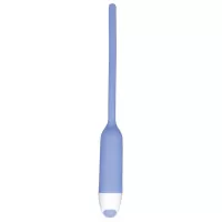 Голубой вибратор для уретры Dilator Vibe - 19 см, Диаметр, 0.60 см, голубой 